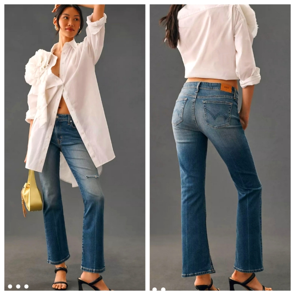 Anthropologie Edwin Lark Mid Rise Ankle Jeans